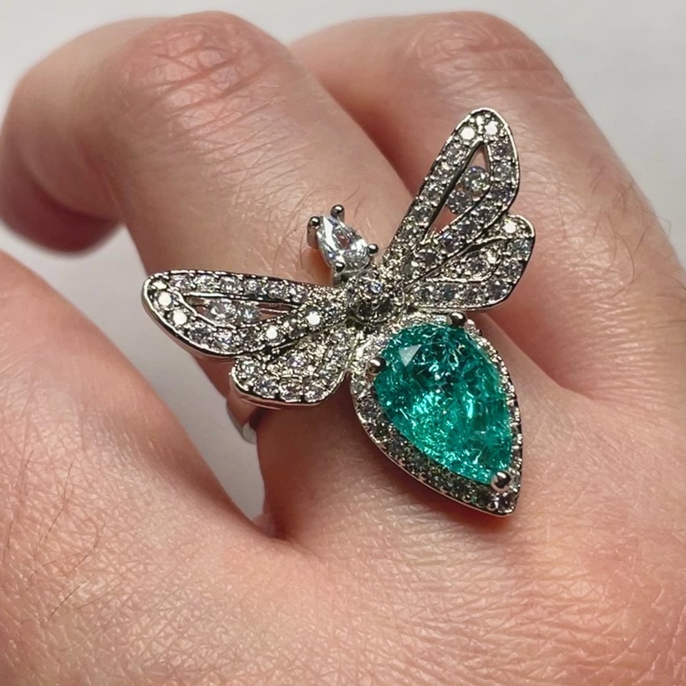 Dragonfly statement ring - Picture 10 of 14